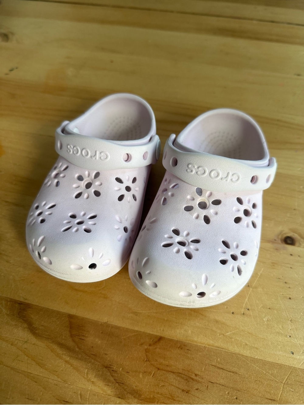Crocs Kids Classic Floral Light Pink